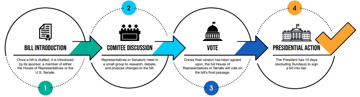 Multi-Step Process For Bill To Become Law | Law Office of Jessie M. Thomas